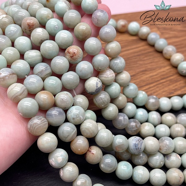 Агат бирюзовый  10 мм
