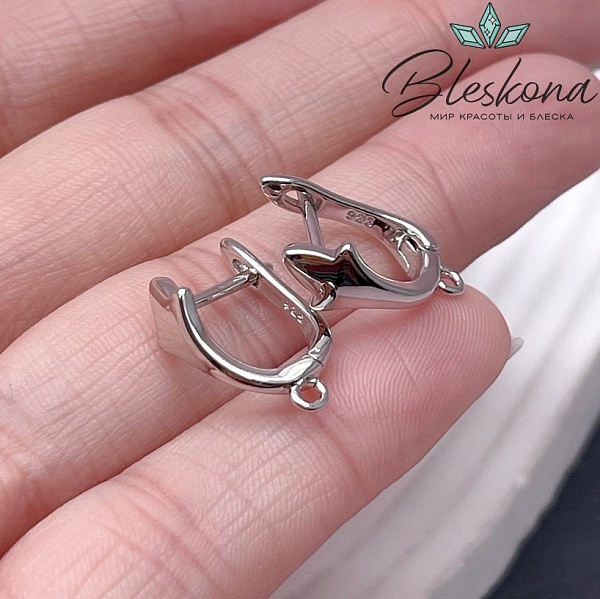 17*6,6 мм Цвет серебро, Швензы Тюльпан Этно Люкс 