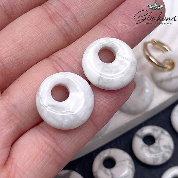 Бублик смещенный центр Магнезит (Говлит) 18 мм