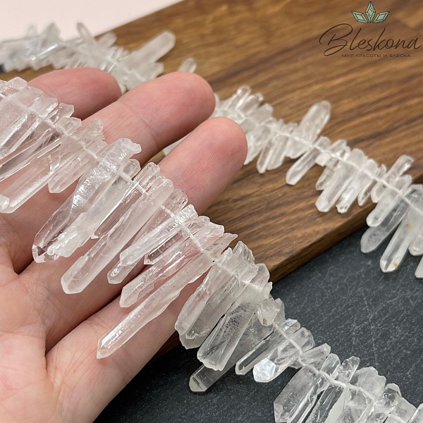Горный хрусталь сколы 15-35 мм 