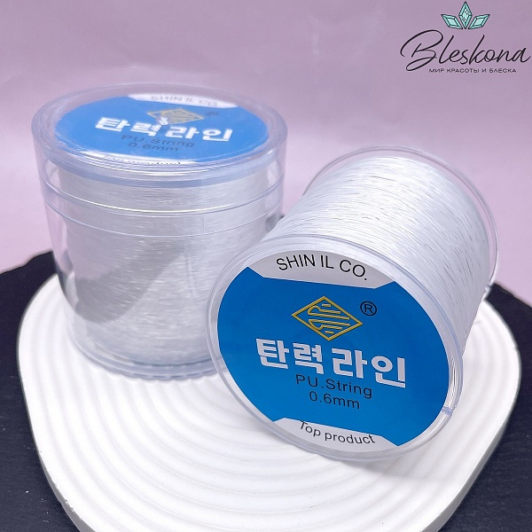 Резинка  Shinil JS Корея 0,6 мм большая катушка