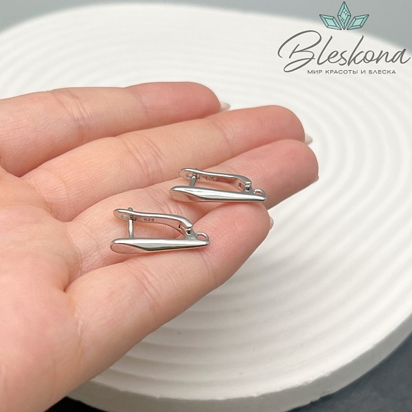 19*3мм Цвет серебро, Швензы Люкс №3