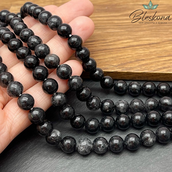 Кварц Турмалиновый №3 8 мм