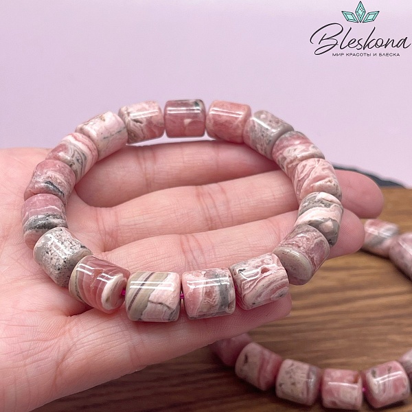 Родохрозит цилиндр сет 11-11,5 мм