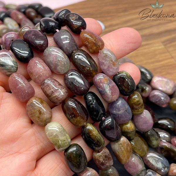 9-12 мм Турмалин галтовка 