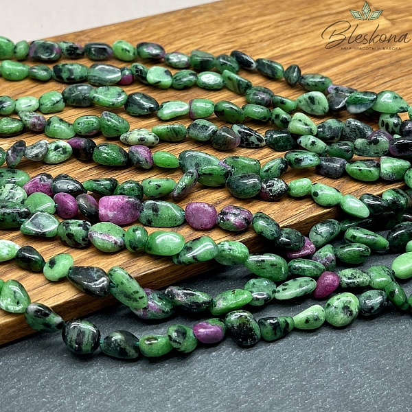 Цоизит галтовка 6-8 мм