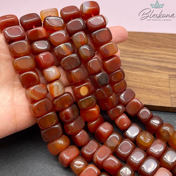 Агат прямоугольник фриформ №2 11*16 мм