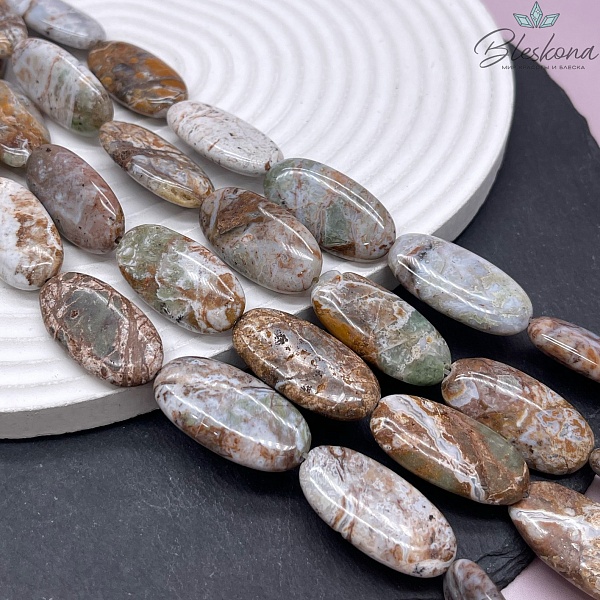 Агат овал 30*15 мм №1