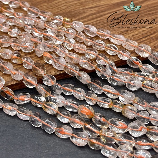 Цитрин галтовка №4 (10-13)*(7-9) мм