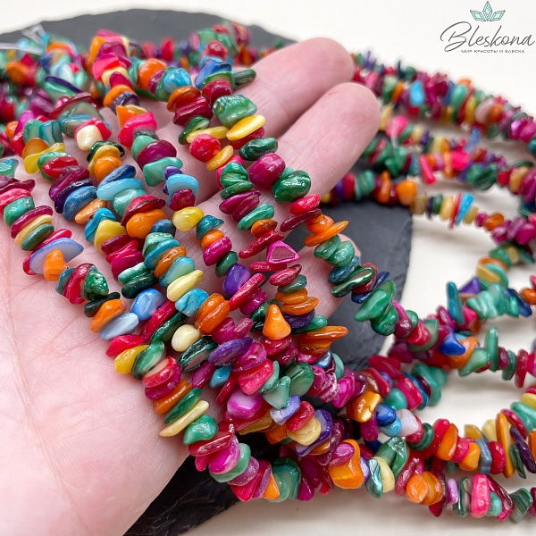 Перламутр крошка микс 6-9 мм