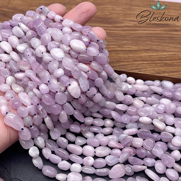 Кунцит галтовка (8-10)*(7-8)  мм