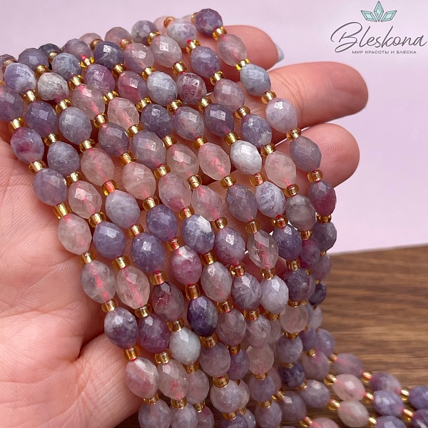 Турмалин рис огранка 8*6 мм