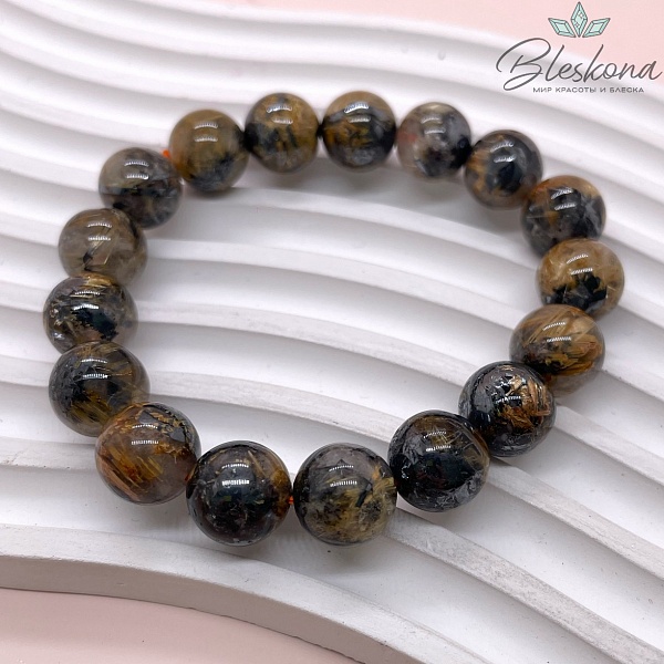  Кварц Рутиловый с включениями титана 12 мм сет 18 см