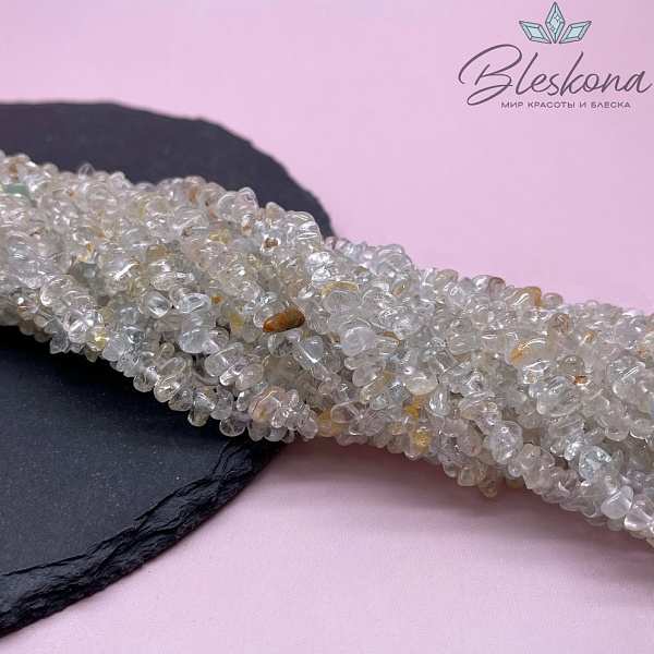 Крошка Топаз ширина бусин ~ 7-9 мм