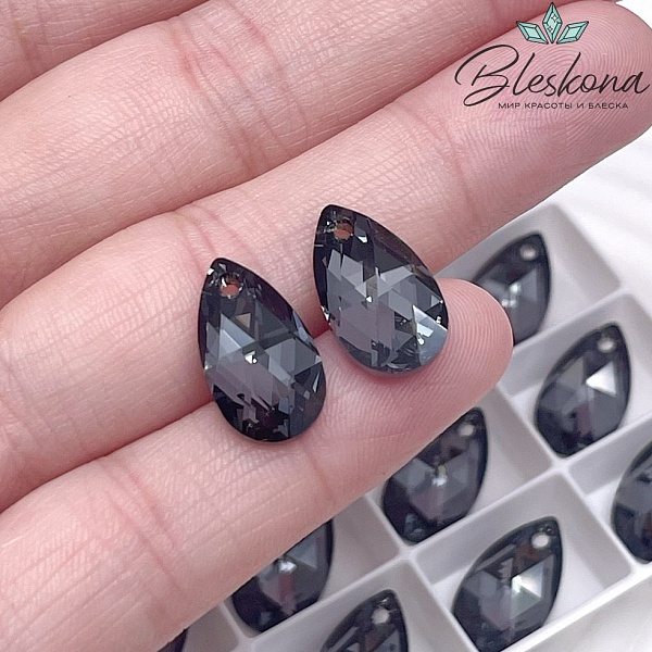 6106 Pear-shaped 16мм Crystal Silver Night