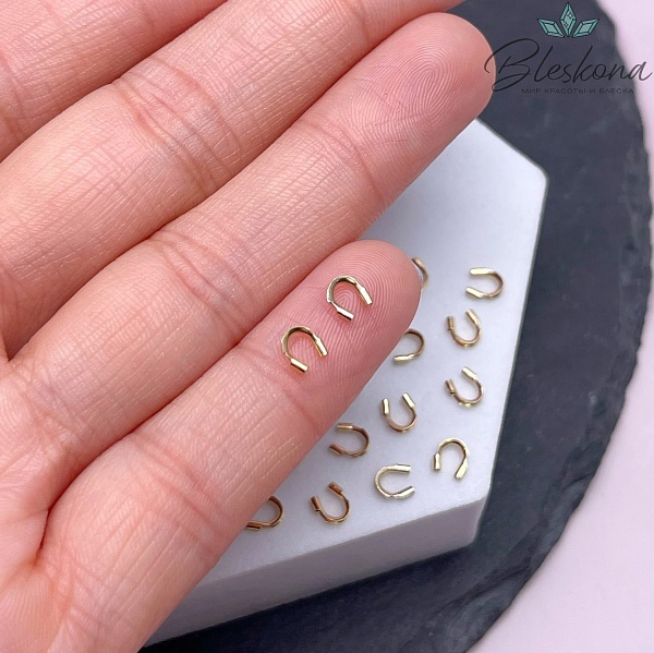 4,5*4,5 мм Цвет золото, Протектор уп. 10 шт.