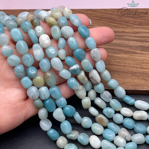 Амазонит галтовка №2 7-11 мм