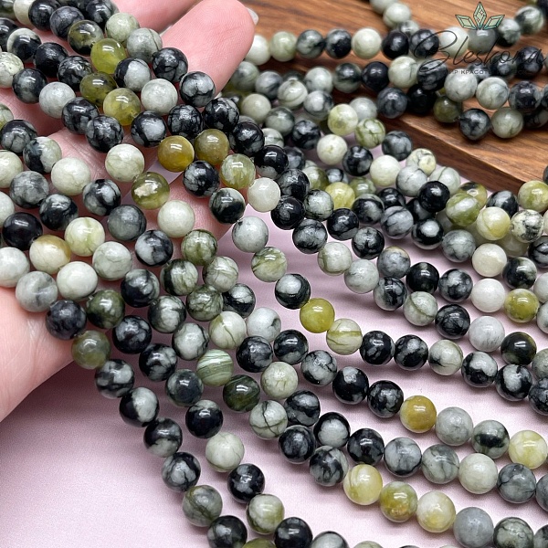 Жадеит Виноградный 6,5 мм