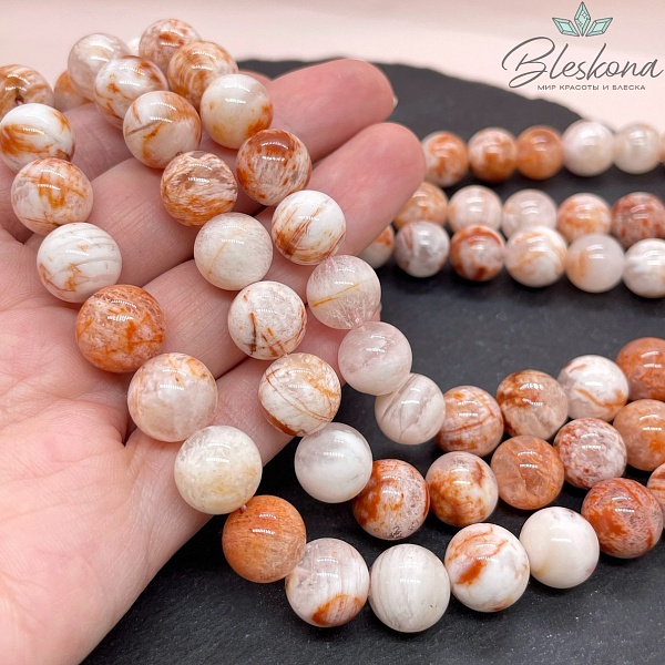  Кварц Фантомный снежный №1 11,5 мм