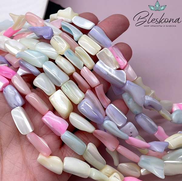 Перламутр микс фриформ (13-16)*(6-9) мм