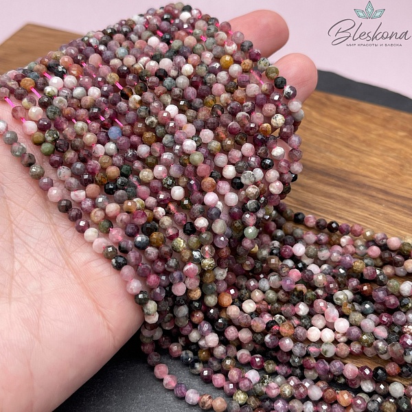 Турмалин алмазная огранка 4 мм