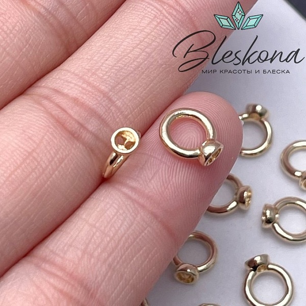 8,5*3,5 мм Цвет золото, Концевик 