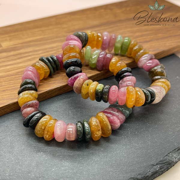 Турмалин фриформ 14 мм сет 20 см