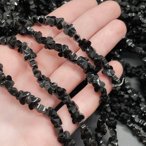 Чешское стекло №138 цвет №02 6*7,5мм Бабочка уп.20шт