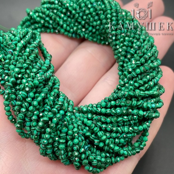 Малахит микроогранка (имитация) 2 мм