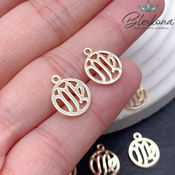 13*11 мм Цвет золото, Подвеска Дева