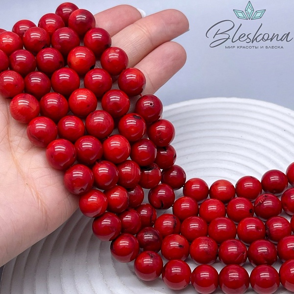 Коралл красный №1 (Коралловые водоросли) 11,5 мм