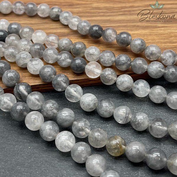 Кварц серый (тонированный) 10 мм