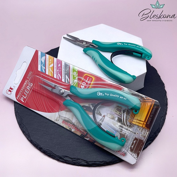 Плоскогубцы широкие GT MP-92 зелёные