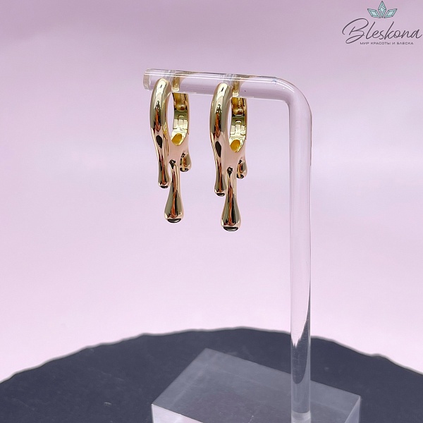 36*20 мм Цвет золото, Швензы конго капли