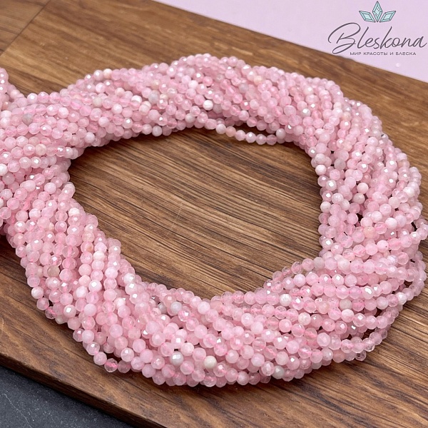 Морганит алмазная огранка №1 2,5 мм