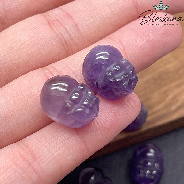 16*11 мм Резная бусина Пи Яо Аметист