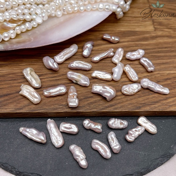 Жемчуг Бива фиолетовый №2 штучно 15-20мм