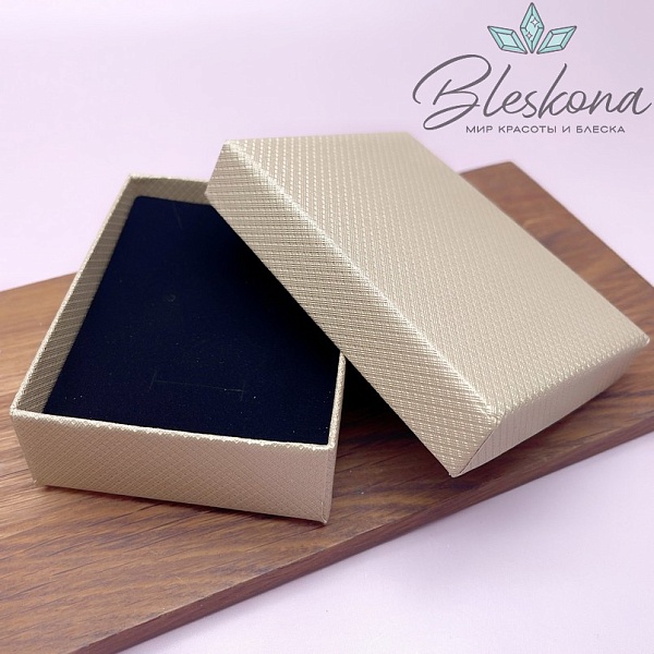 Коробка Бронза черная подложка 9*7*3 см