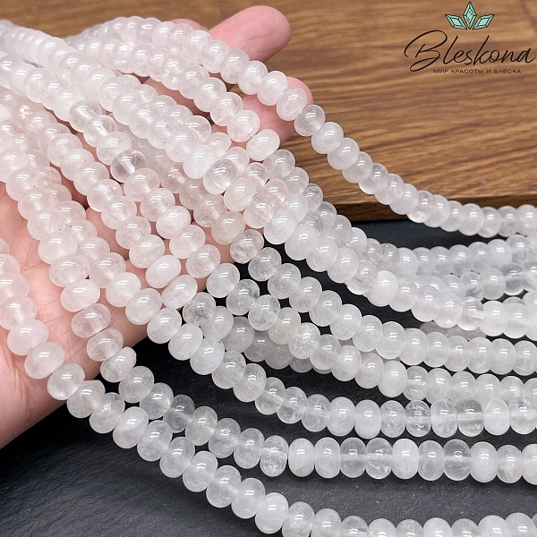 Горный хрусталь рондель 8*5 мм