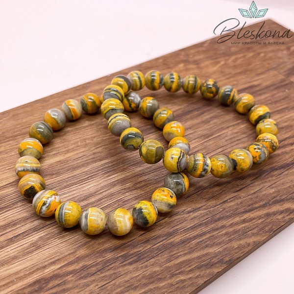 Агат индонезийский 9 мм сет 18 см