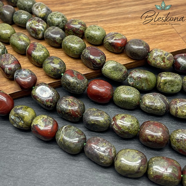 Яшма Кровь дракона прямоугольник  (13-18)*(11-12) мм