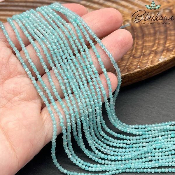 2 мм Амазонит микроогранка №3