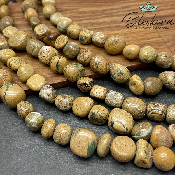 Каолинит с парагонитом галтовка (10-16)*(11-15) мм