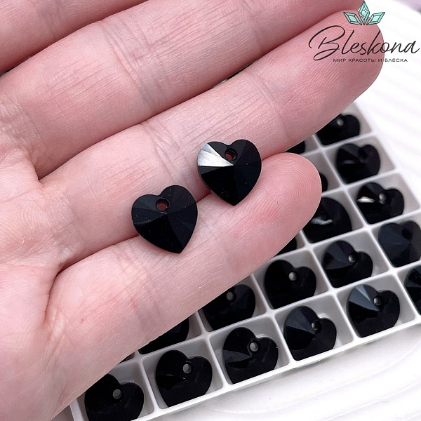 6228 Xilion Heart 10,3*10 мм Jet (280)