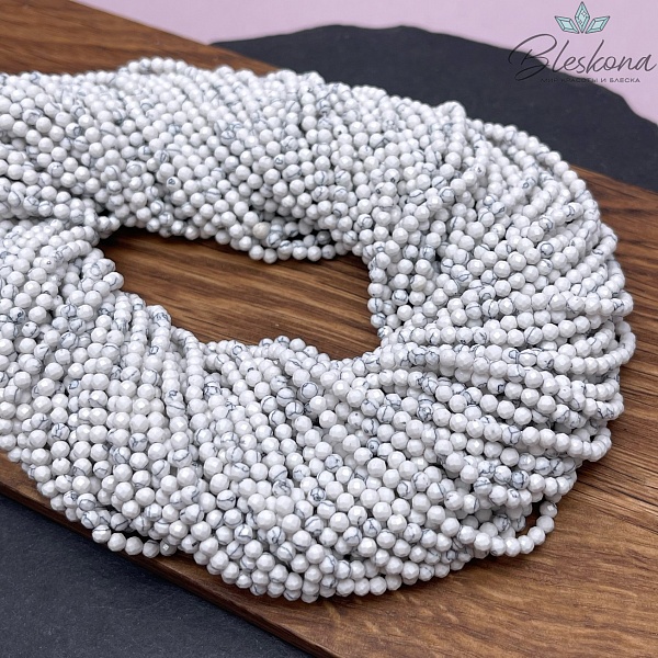 Магнезит (Говлит) микроогранка 3 мм