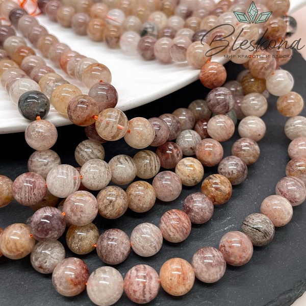  Кварц Фантомный коричневый 10 мм