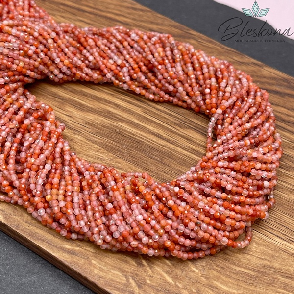 Сердолик микроогранка 2 мм