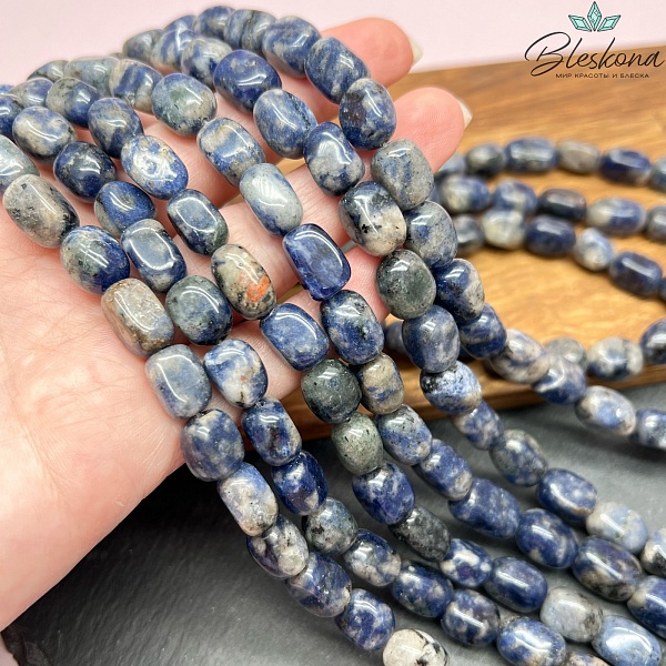  Содалит прямоугольник фриформ (12-14)*(7-8) мм