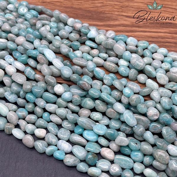 Амазонит галтовка (7-9)*(6-7) мм