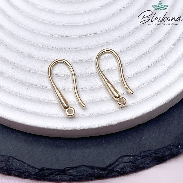 23*2,6 мм Цвет золото, Швензы крючок гладкие